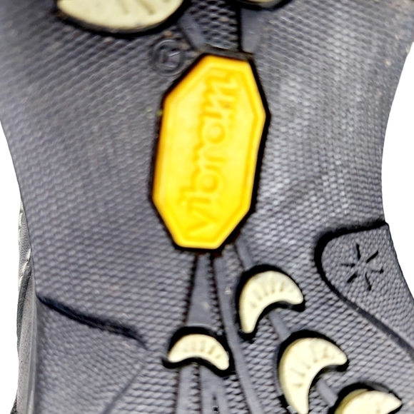 Ahnu Mary Jane Comfort Shoe Size 9 Black Slip On Wedge Vibram Sole Arch Support - Picture 13 of 16